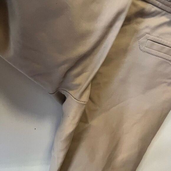 NEW Michael Kors | Tan Khaki Pants Gold Chain Detail Size 6 - Picture 5 of 8